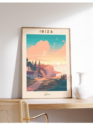 Ninastore Ispanya Seyahat Posteri | Ispanya Seyahat Baskısı | Ispanya Duvar Dekoru | Ispanya Sanat Hediyesi |