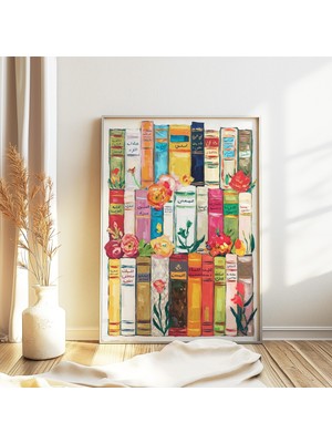 Ninastore Islami Çiçek Sanatı Posteri Geleneksel Islami Desen Baskı Kitabı Baskı Kitabı Duvar Sanatı Arapça Ka