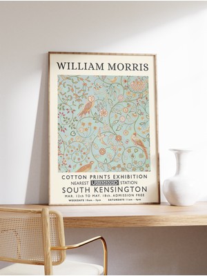 Ninastore William Morris Posteri William Morris Sergi Baskısı William Morris Baskısı Baykuş Sanatı Hayvan Bask