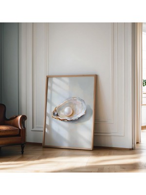 Ninastore Istiridye Yağlı Boya Tablo Sanat Baskısı Istiridye Sanatı Natürmort Fransız Mutfak Sanatı Restoran D