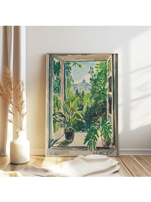 Ninastore Henri Matisse Açık Pencere Posteri Kew Bahçeleri Matisse Çiçek Baskısı Botanik Duvar Sanatı Modern S