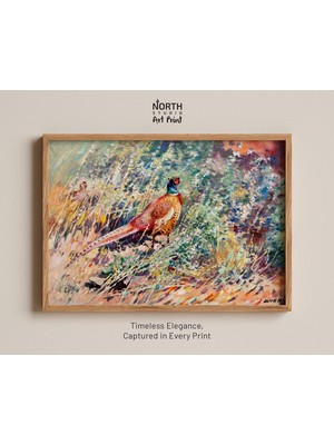 Ninastore Sülün ve Keklik Baskısı Lolek Stanislav 1937 Vahşi Yaşam Tablosu Renkli Av Kuşları Baskısı Kırsal So