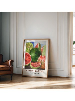 Ninastore Nadir Frida Kahlo Viva La Vida Baskı Vintage Frida Kahlo Baskı Frida Kahlo Poster Frida Kahlo Sergi