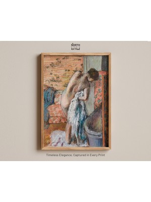 Ninastore Edgar Degas Banyodan Sonra Posteri Duvar Sanatı Poster Sanatı Insan Resimleri Fransız Ressam Sanatsa