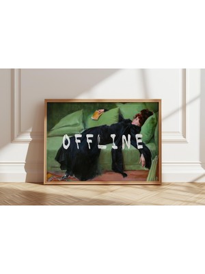 Ninastore Çevrimdışı Modern Sanat Baskısı, Danstan Sonra Dekadans Genç Kadın Baskısı, Trend Retro Baskı, Kız Ç