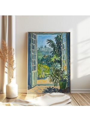 Ninastore Henri Matisse Açık Pencere Posteri Kew Bahçeleri Matisse Çiçek Baskısı Botanik Duvar Sanatı Modern S