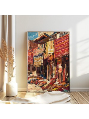Ninastore Arap Pazarı Posteri Orta Doğu Duvar Sanatı Islami Dekor Orta Doğu Baskısı Kültürel Duvar Sanatı Kült