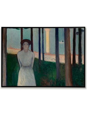 Ninastore Edvard Munch Yaz Gecesi Rüyası Posteri Norveçli Ressam Sembolist Tema Yaz Gecesi Rüyası Tablosu