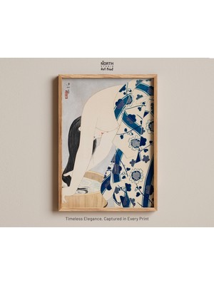 Ninastore Japon Sanatı - Saç Yıkama 1953 Posteri Duvar Sanatı Poster Baskısı Duvar Dekoru 1953 Japon Kültürü G