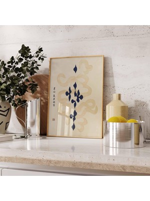 Ninastore Japon Posteri Katsushika Posteri Japon Baskısı Vintage Japon Dekorasyonu Soyut Sanat Asya Dekorasyon