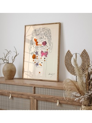Ninastore Nadir Andy Warhol Çizim Posteri, Andy Warhol Çizgi Sanatı Baskısı, Çizgi Sanatı Posteri, Duvar Dekor