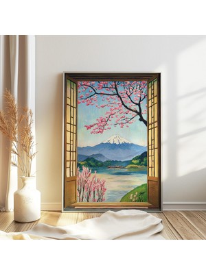 Ninastore Henri Matisse Açık Pencere Japon Duvar Sanatı Fovizm Çiçekli Poster Yaz Baskıları Fuji Dağı Baskısı