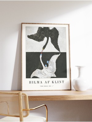 Ninastore Hilma Af Klint Sanat Baskı Kuğu No1 Soyut Sanat Posteri Hilma Af Klint Duvar Sanatı Sürrealist Moder
