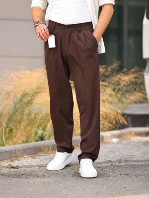 Haka Giyim Erkek Yeni Sezon Mevsimlik Pileli Salaş Fit Baggy