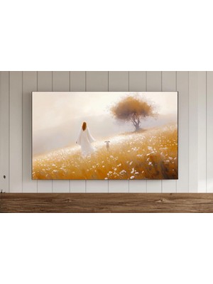 Ninastore Isa Mesih Yağlı Boya Tablo Tv Duvar Sanatı Paskalya Tablosu Samsung Ekran Koruyucu Bahar Arka Planı