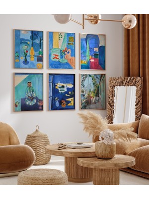 Ninastore Henri Matisse Sergisi Poster Seti, Henri Matisse Sergisi Baskısı, Henri Matisse Duvar Sanatı, Matiss