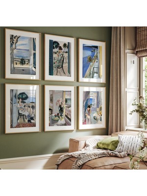 Ninastore Henri Matisse Poster Seti, Henri Matisse Sergisi Baskısı, Henri Matisse Duvar Dekoru, Henri Matisse