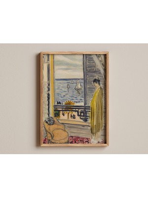 Ninastore Henri Matisse Kanvas Tablo Femme Auprès De La Fenêtre Pencere Kenarındaki Kadın Empresyonist Sahil S