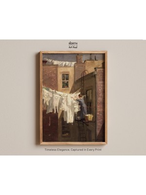 Ninastore John Sloan Sanatı Bir Kadının Eseri Baskısı Amerikan Gerçekçiliği Vintage Sanat Baskısı 20. Yüzyıl B