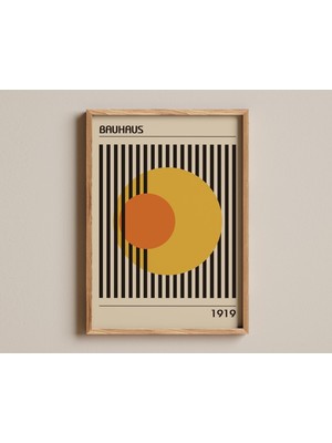 Ninastore Bauhaus Geometrik Baskı Soyut Duvar Sanatı Vintage Sanat Orta Çağ Modern Baskı Bauhaus Illüstrasyonu