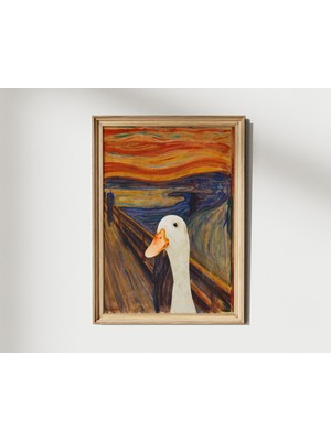 Ninastore Edward Munch'ın Ünlü Tablosu Çığlık Baskısı Doğum Günü Hediyesi Fikri Eşsiz Hediye Trendi Vintage Du