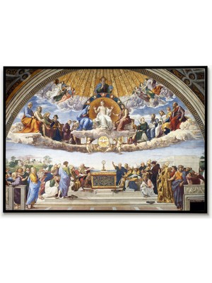 Ninastore Kutsal Sakrament Tartışması Rafael Posteri Duvar Sanatı Poster Baskısı Sanat Eserleri Posterden Ilha