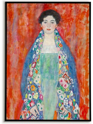Ninastore Fräulein Lieser'in Portresi Baskı Gustav Klimt Reprodüksiyon Baskı Sembolist Art Art Deco Klasik Avu