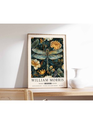 Ninastore William Morris Baskısı Yusufçuk Posteri William Morris Posteri Botanik Baskı Kew Bahçeleri Posteri O