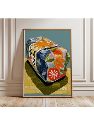 Ninastore Japon Ambalaj Duvar Sanatı Baskısı Modern Natürmort Illüstrasyon Minimalist Retro Poster Çağdaş Mutf