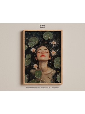 Ninastore Ophelia Lotus Kraliçe Tablosu Sanat Eserleri Hediye Edilecek Tablolar Sanat Baskıları Duvar Dekoru A