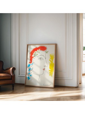 Ninastore Pablo Picasso'nun "tête De Marianne" Sergisi Posteri, Arkadaşlar Için Hediye, Picasso Sergisi Duvar