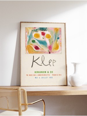 Ninastore Paul Klee Sergi Posteri Tropikal Çiçekler Paul Klee Baskısı Soyut Sanat Sürrealist Baskı Modernist S