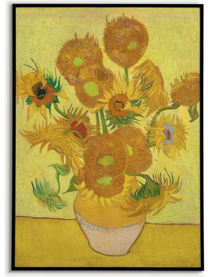 Ninastore Vincent Van Gogh Ayçiçekleri Posteri Çiçekli Manzara Baskısı Sanat Eseri Duvar Dekoru Post-Empresyon