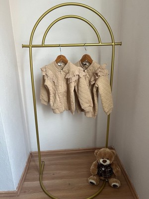 Dantel Detaylı Kız Çocuk Hırka