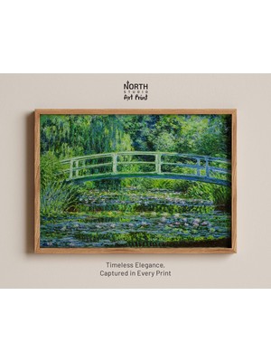 Ninastore Claude Monet Nilüferler Japon Köprüsü Posteri Monet Sanat Baskısı Monet Posteri Monet Duvar Sanatı C