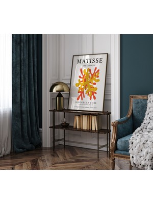Ninastore Henri Matisse Baskısı, Matisse Sergisi Posteri, Minimalist, Nötr Duvar Sanatı Baskısı, Anneler Günü