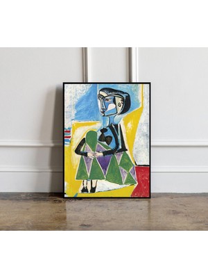 Ninastore Picasso - Kadın Baskısı Pablo Picasso Sergisi Posteri Picasso Sergisi Baskısı Minimalist Baskı Hediy
