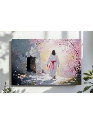 Ninastore Paskalya Hristiyan Duvar Sanatı Hristiyan Paskalya Baskısı Dini Hristiyan Tablosu Isa Sanatı Paskaly
