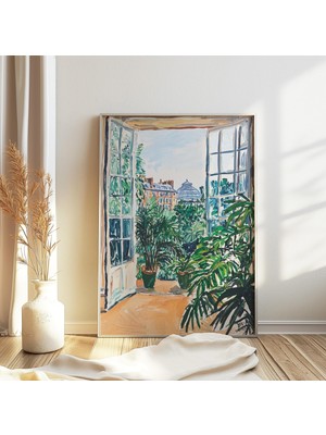 Ninastore Henri Matisse Açık Pencere Posteri Kew Bahçeleri Matisse Çiçek Baskısı Botanik Duvar Sanatı Modern S