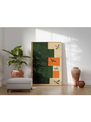 Ninastore Japon Posteri Katsushika Posteri Japon Baskısı Vintage Japon Dekorasyonu Soyut Sanat Asya Dekorasyon