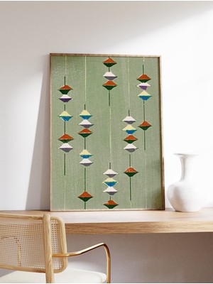 Ninastore Japon Ahşap Baskı Posteri Japon Sanatı Soyut Poster Grafik Baskı Shima Shima Grafik Sanatı Asya Sana