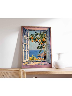 Ninastore Henri Matisse Posteri Açık Pencere Matisse Çiçek Baskısı Henri Matisse Manzara Posteri Botanik Dekor