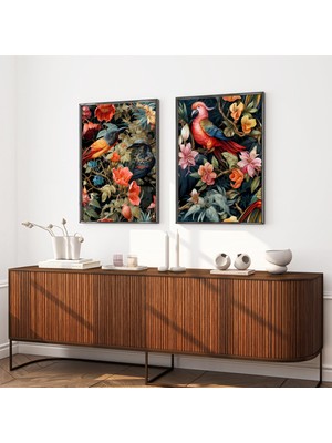 Ninastore 2'li Set William Morris Posteri William Morris Baskısı William Morris Duvar Sanatı Vintage Poster Ha