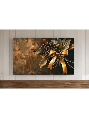 Ninastore Ökseotu Noel Çerçevesi Tv Sanatı Vintage Noel Samsung Çerçevesi Tv Sanatı Koyu Tatil Tablosu Antik N