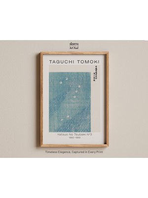 Ninastore Vintage Japon Duvar Sanatı Taguchi Tomoki Mavi Baskı Japon Sanat Baskısı Japon Poster Baskısı Japon