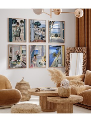 Ninastore Henri Matisse Poster Seti, Henri Matisse Sergisi Baskısı, Henri Matisse Duvar Sanatı, Ev Dekorasyonu