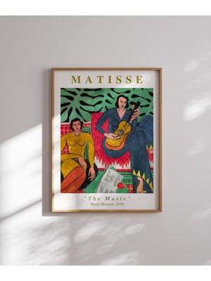 Ninastore Henri Matisse Müzik Posteri Henri Matisse Duvar Sanatı Henri Matisse Baskı Sergi Baskısı Matisse Duv