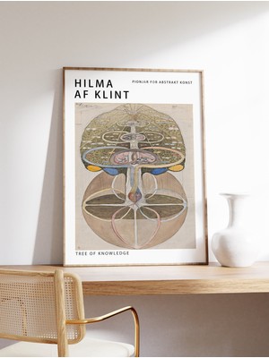 Ninastore Hilma Af Klint Sergi Posteri Bilgi Ağacı Soyut Sanat Vintage Baskı Matisse Klimt Hediye Fikir Duvar