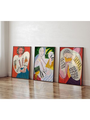 Ninastore 3'lü Set: La Blouse Romaine Henri Matisse Posterleri, Henri Matisse Baskısı, Matisse Sergisi Posteri