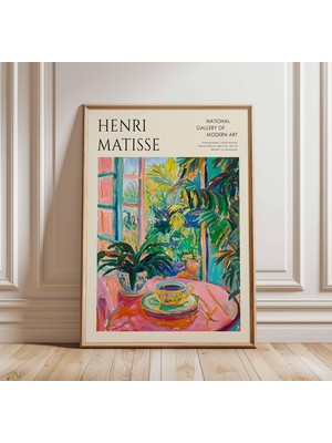 Ninastore Henri Matisse Posteri Matisse Çiçek Baskısı Henri Matisse Manzara Posteri Botanik Dekor Çiçek Baskıs